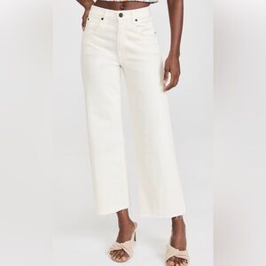 Slvrlake Grace Crop White Denim Jeans Size 27